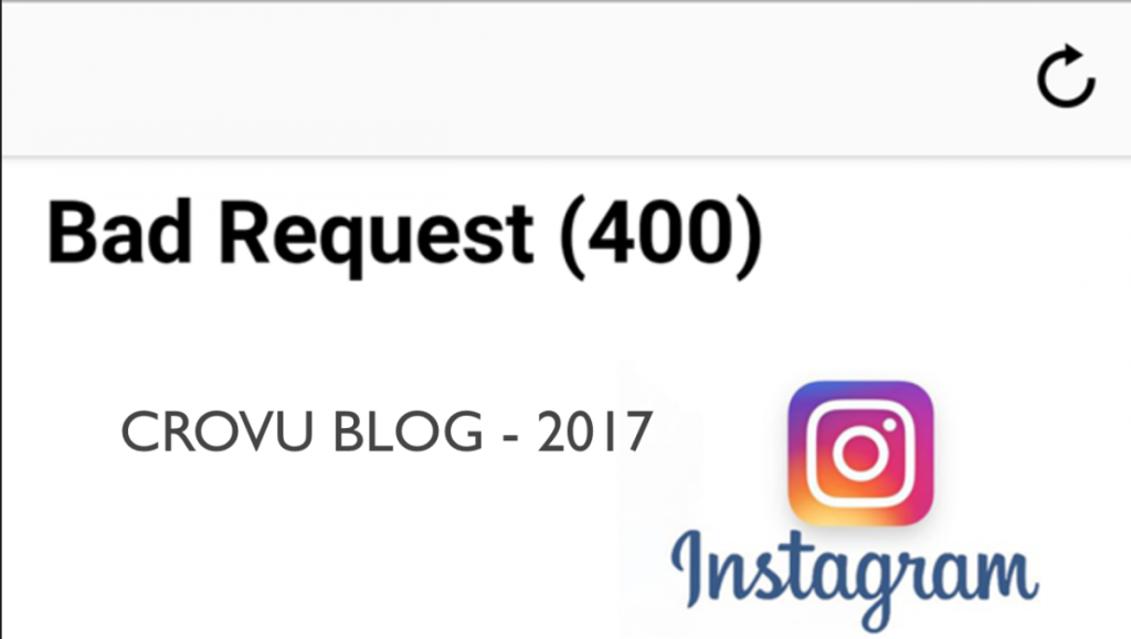 Instagram Bad Request 400 Hatasi Cozumu